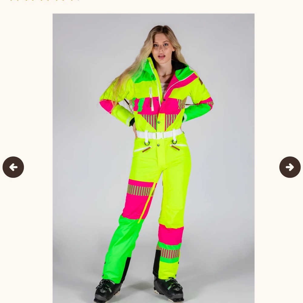 Shinesty OOSC Neon Women's ski jumpsuit